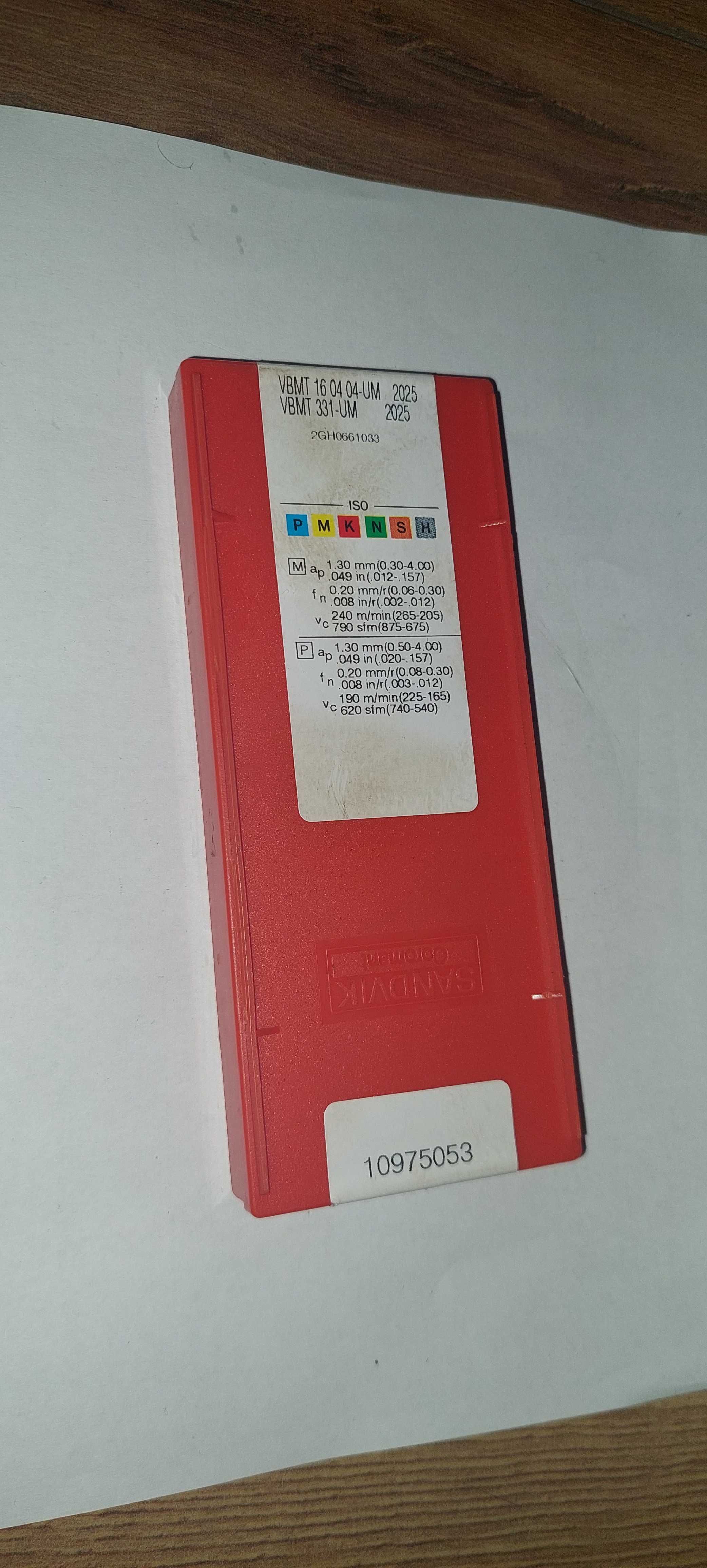 Płytki tokarskie wieloostrzowe Sandvik VBMT 160404 UM 2025 OKAZJA