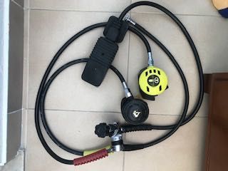 BCD, regulador e saco de transporte