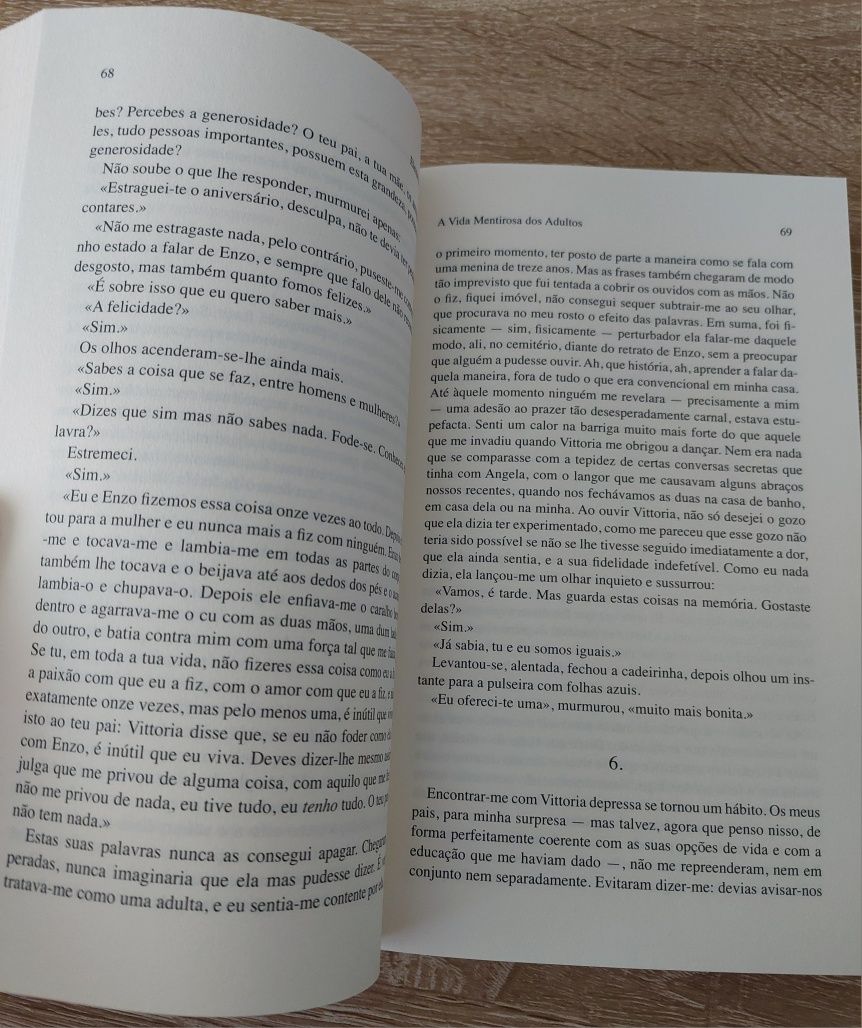 A vida mentirosa dos adultos, de Helena Ferrante. Portes incluídos.