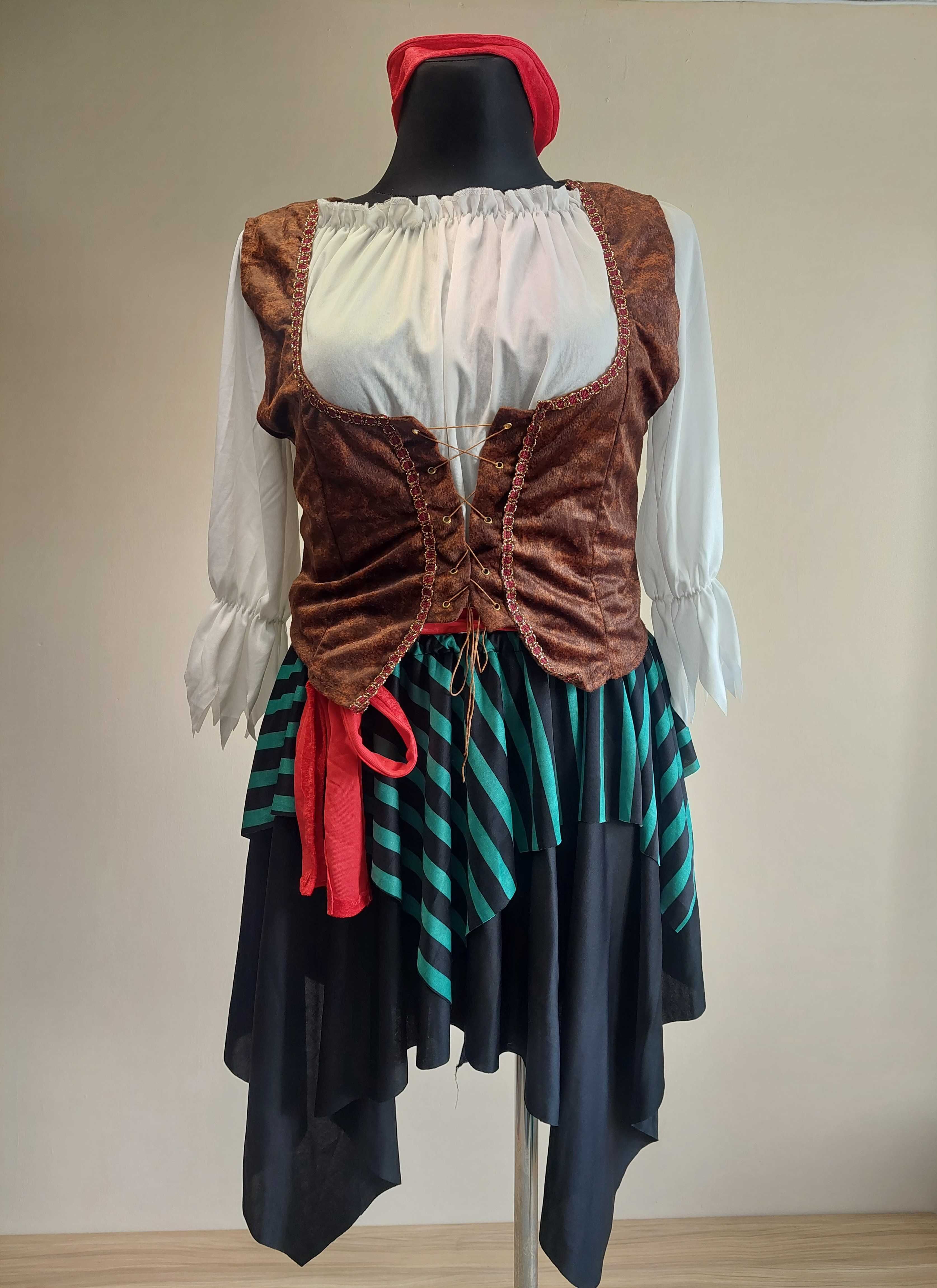 Strój przebranie Piratki Piratka z Karaibów Korsarka L/XL A-/7