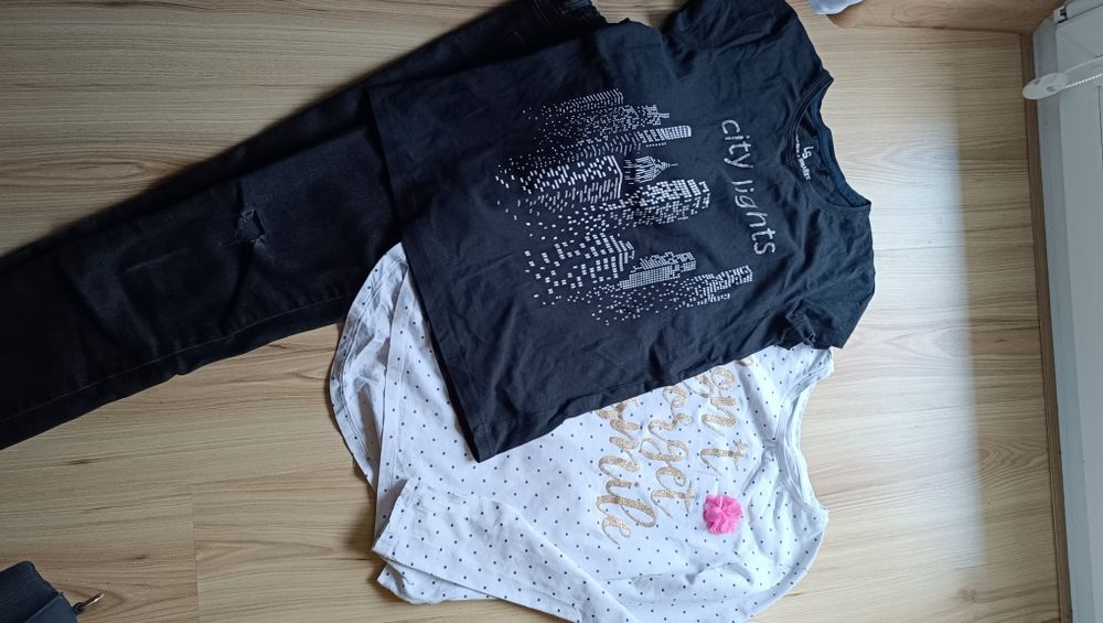 Zestaw ubrań 152 dziewczęce Reserved smyk bluzka święta