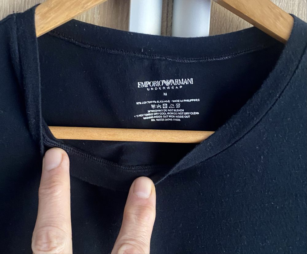 ARMANI M(S) EMPORIO ARMANI футболка шикарна чорна