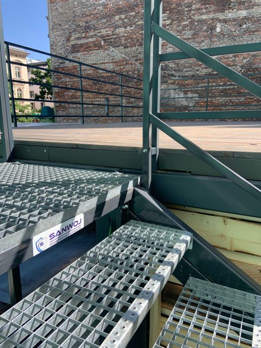 Stopnie stopień 60x24 schody kratownica wema krata ocynk WYSYŁKA