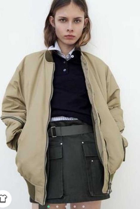 Бомбер ZARA утеплений