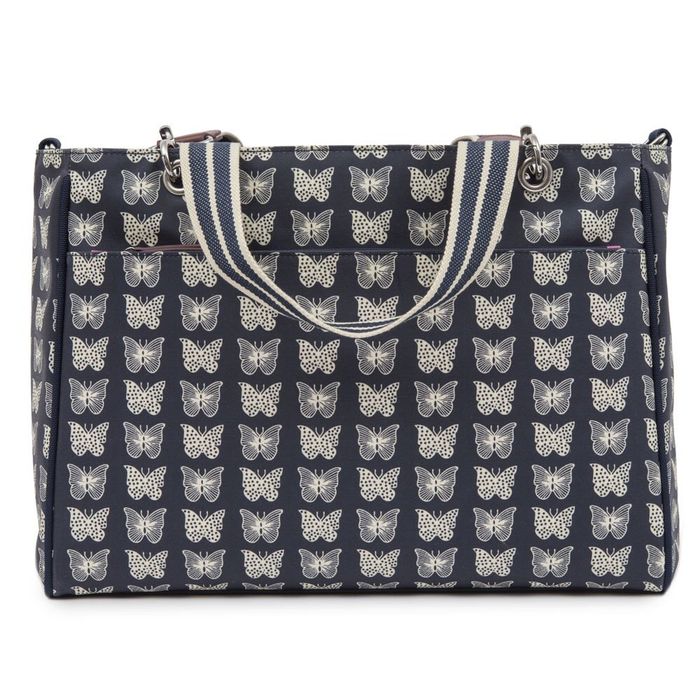 Torba do wózka przewijania dla mamy niemowlaka Pink Lining róż granat