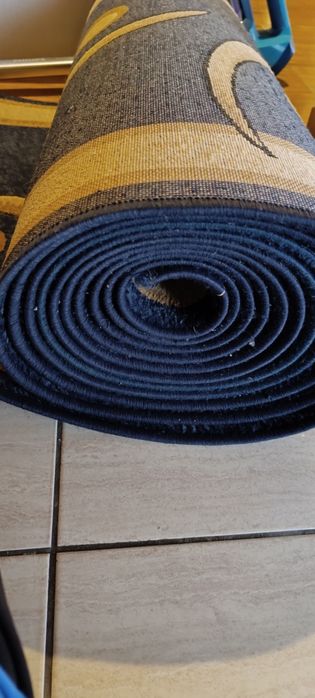 Dywan 7 metrów granatowy