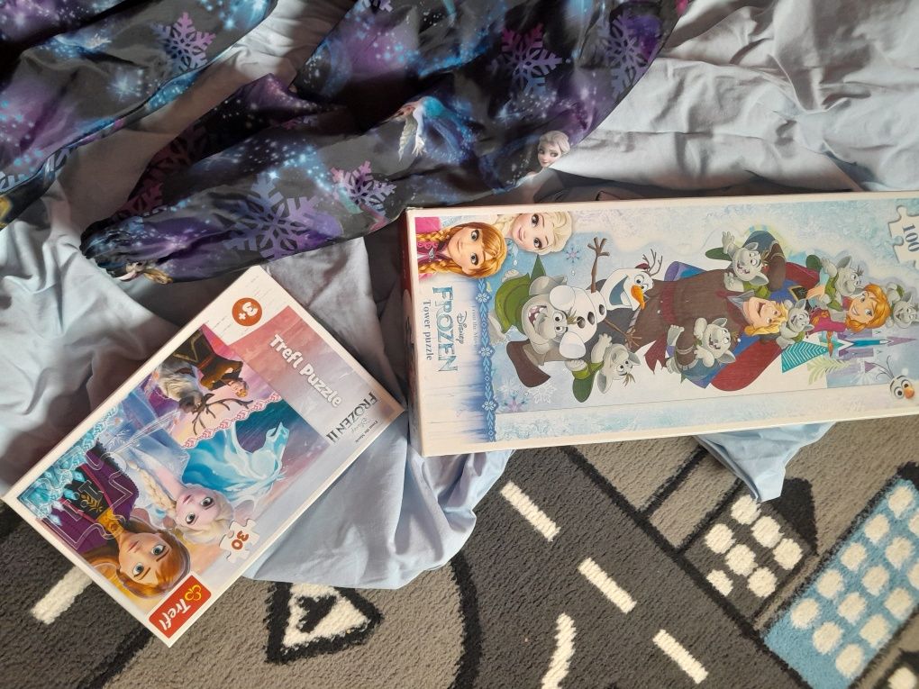 Kraina Lodu płaszcz kurtka lekka puzzle