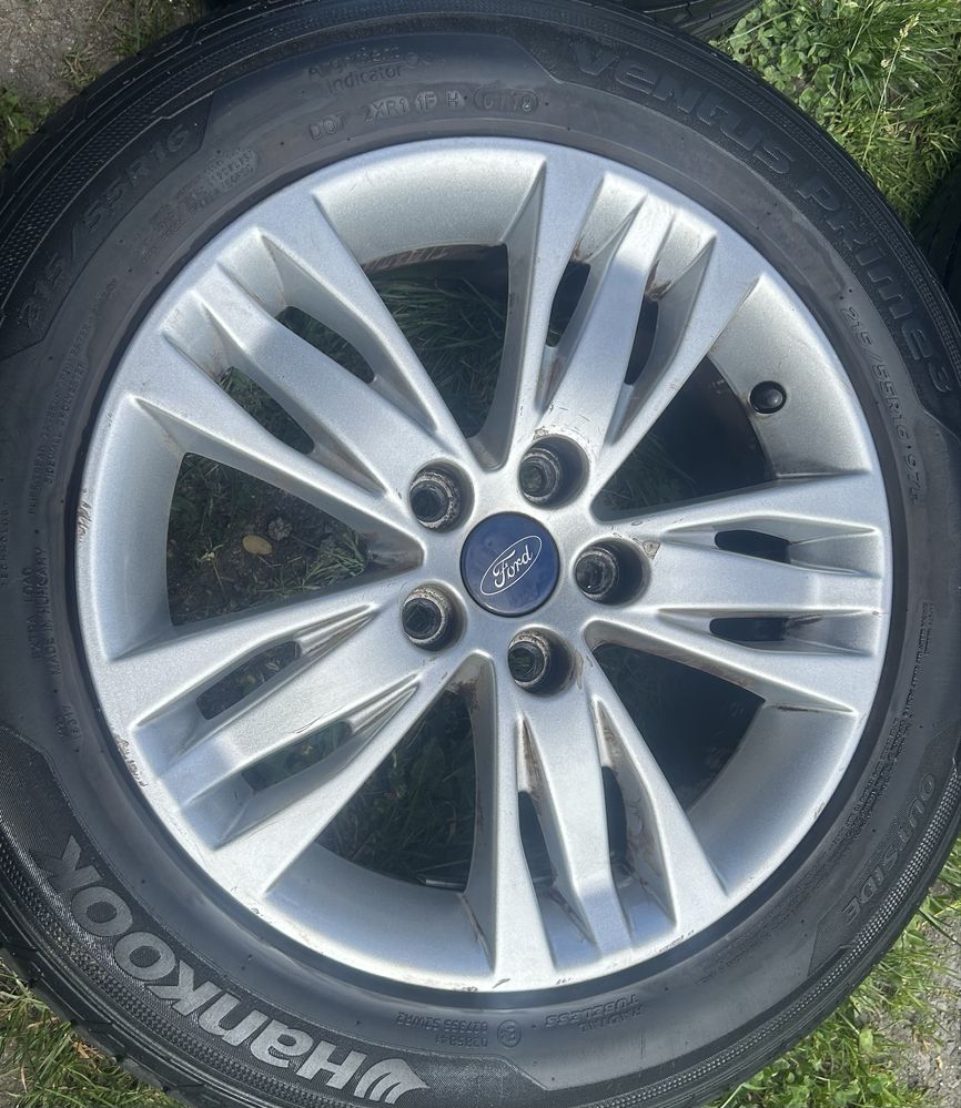 Oryginalne kola Ford Focus MK3 z oponami letnimi 215/55 R16