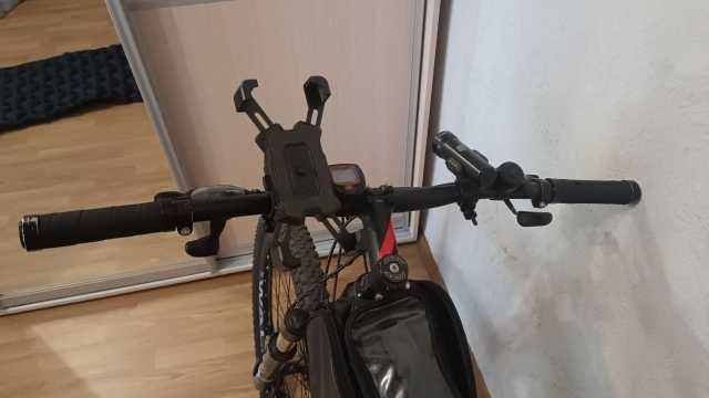 Uchwyt rowerowy na telefon do 7 cali na kierownicę motocykla skutera