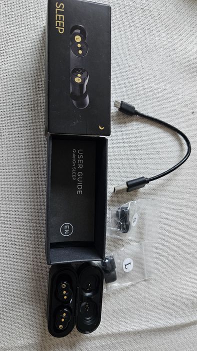 Quiet on sleep, zatyczki do uszu z aktywną redukcją szumów, hałasu