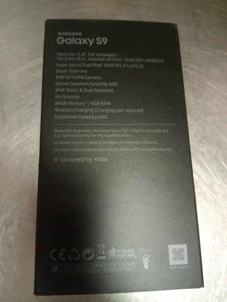 Samsung s9 com carregador