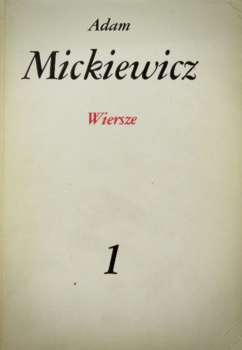 Wiersze |Adama Mickiewicza-Tom 1- Okazja