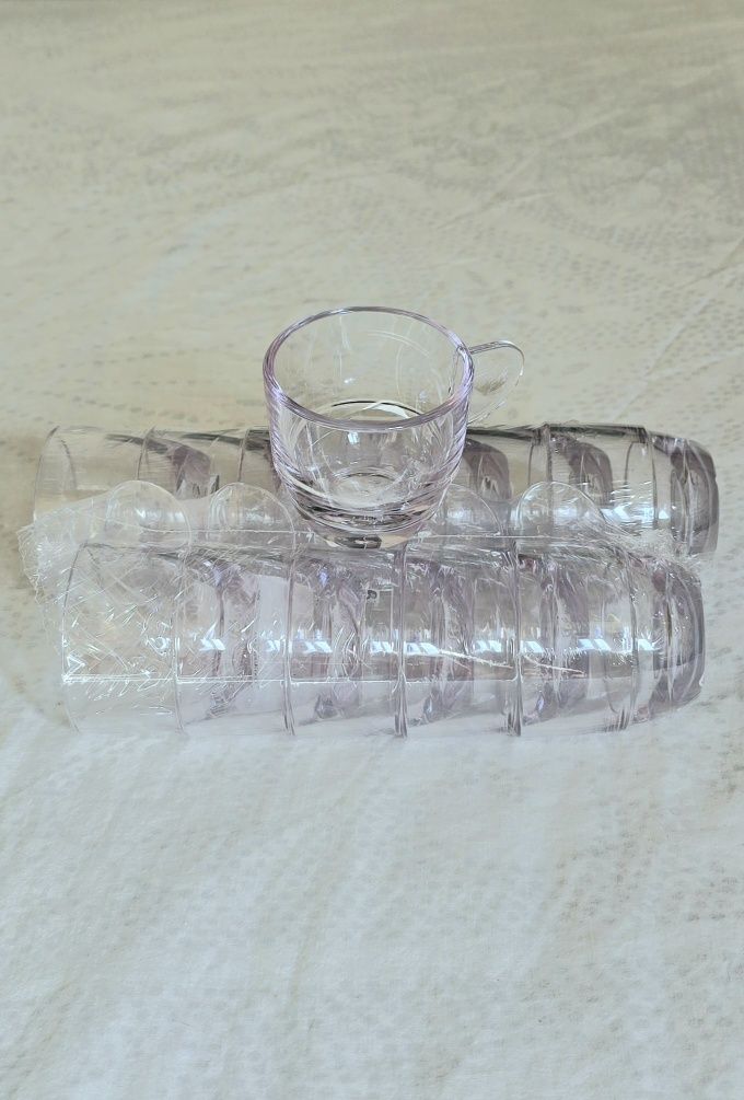 Chávena Reutilizável Durable SAN “Espresso” Transparente 80ml (6 Uds)