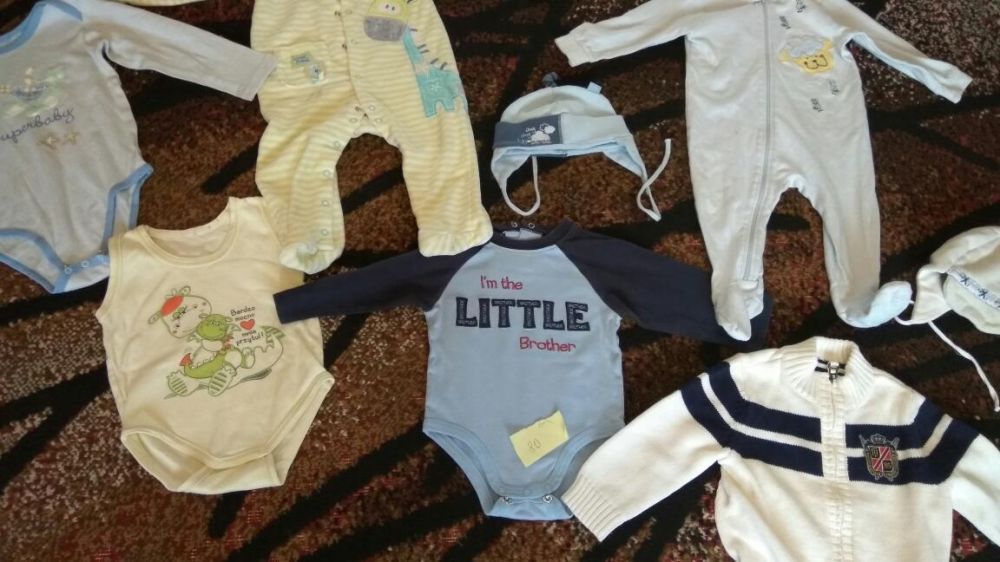 Ubranka w zestawie -  rozmiar 80, IDEALNY stan