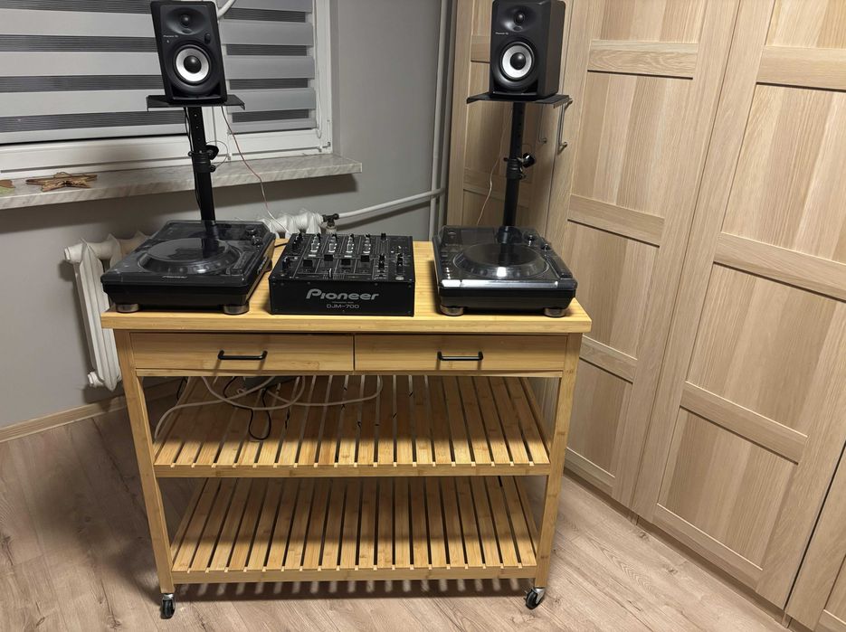 zestaw DJM 700 2x xdj 1000 x2 active monitor speaker DM -40 BT