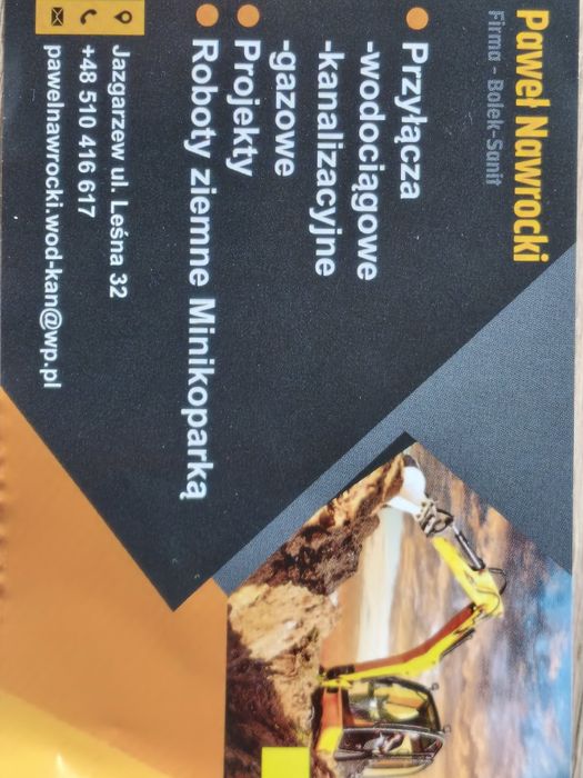 Przyłącza wodno-kanalizacyjne, gazowe, projekty