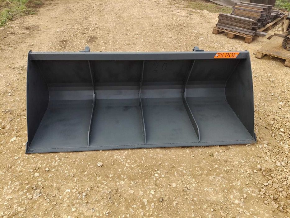 Łyżka 2,4m 240 cm do tura ładowacza manitou euro ramka