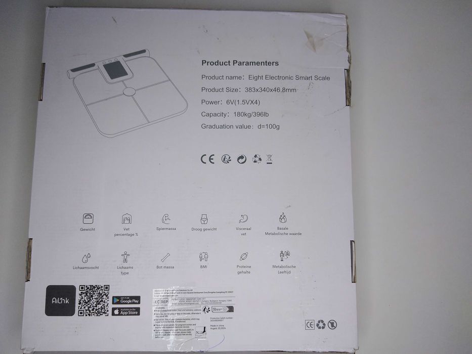 Inteligentna waga elektroniczna DO POMIARÓW CIAŁA-PRECYZYJNY POMIAR