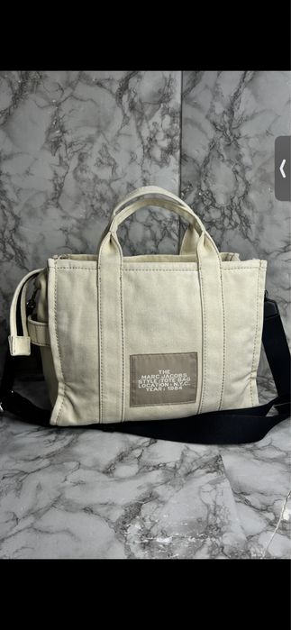 Сумка тканевая с ремнём через плече the Tote Bag Marc Jacobs оригинал