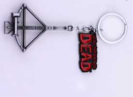 Porta-chaves de metal Walking Dead (novo)