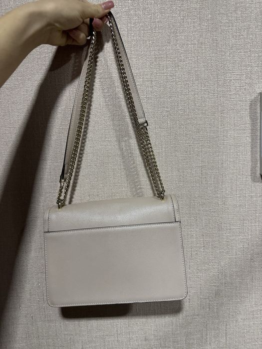 Шкіряна сумочка бежева