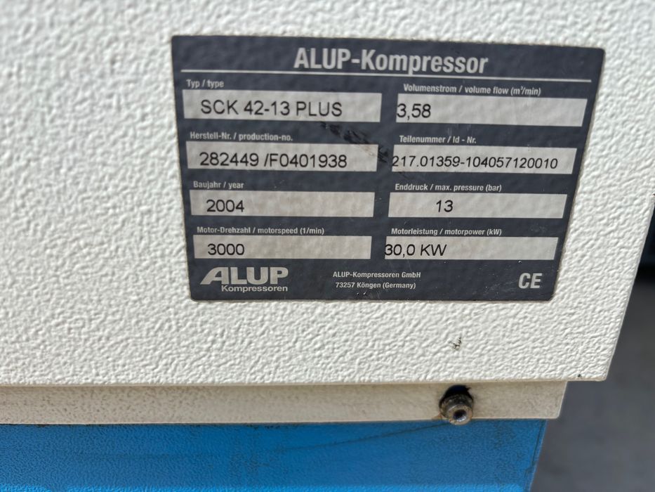 Kompresor ALUP SCK 40-13 Plus