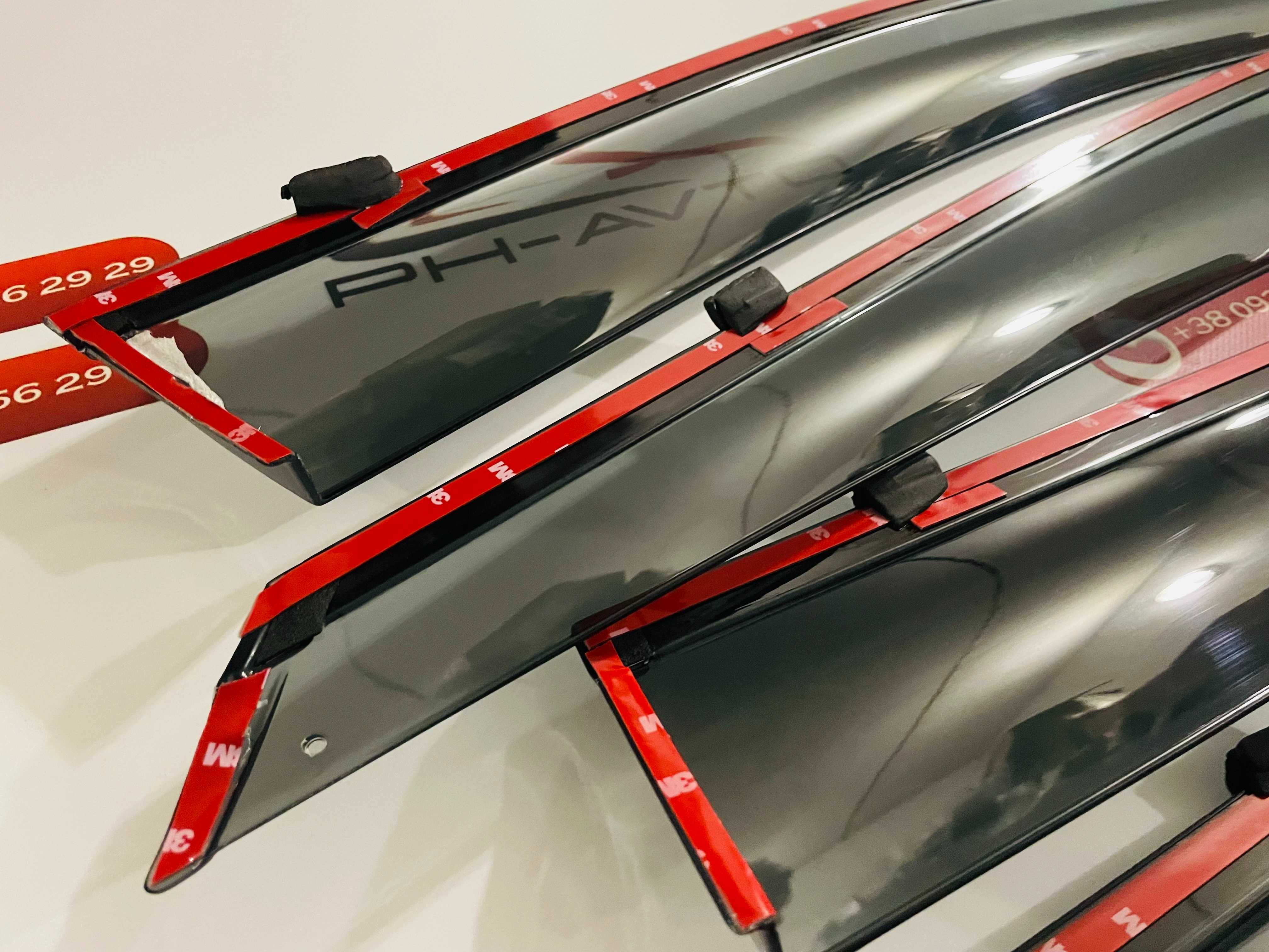 Вітровики Ветровики Дефлекторы окон хром Toyota RAV-4 RAV4 2019+
