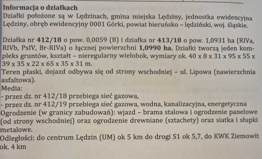 Sprzedam posiadłość, pow. 1,099 ha
