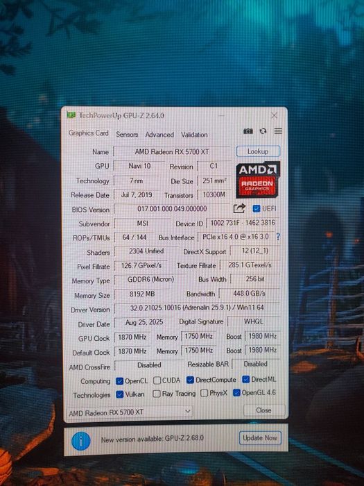 Karta graficzna rx 5700 8gb