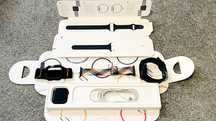 Apple Watch SE 2 (Cellular) 44 mm + 3 paski Spigen – bdb stan!
