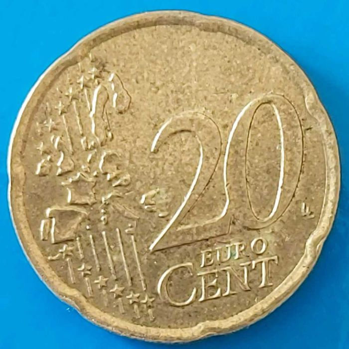 20 Cêntimos de 2004 do Luxemburgo, Henri