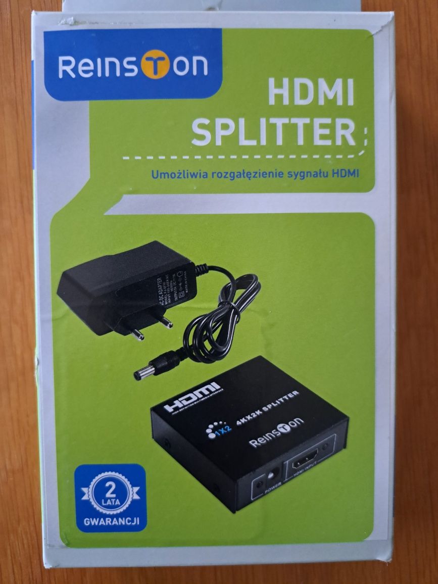 Rozdzielacz HDMI Reinston NOWY za pół ceny