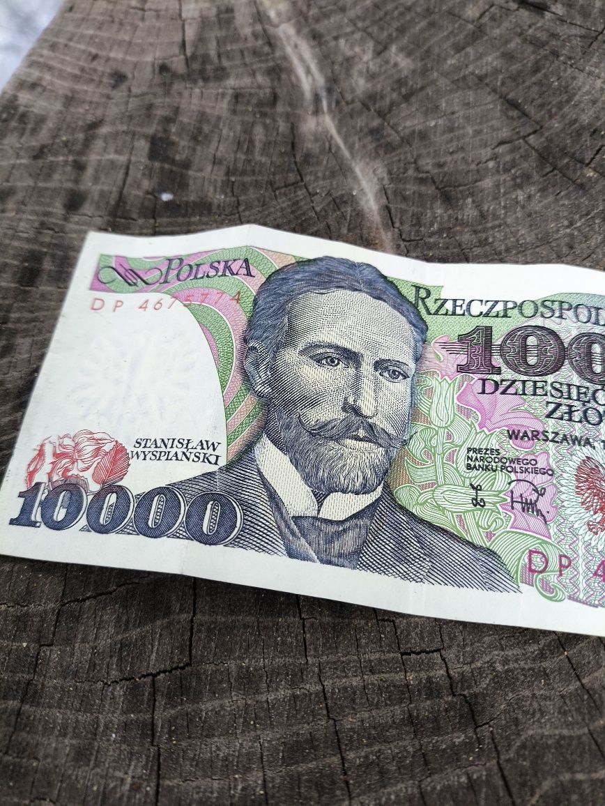 Banknot 10000 Wysypiański . Seria DB