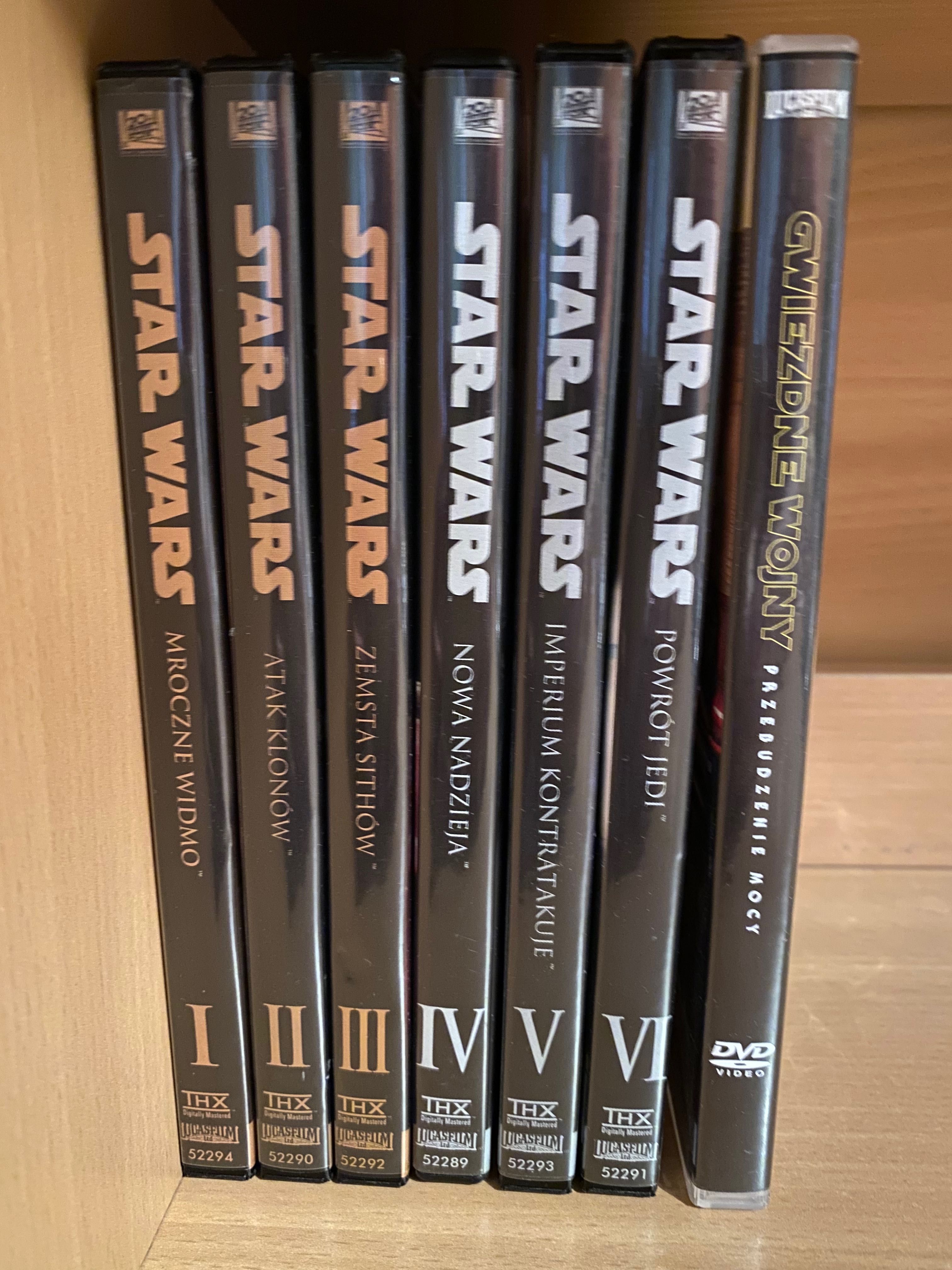 Star Wars I, II, III, IV, V, VI oraz Gwiezdne Wojny Przebudzenie Mocy