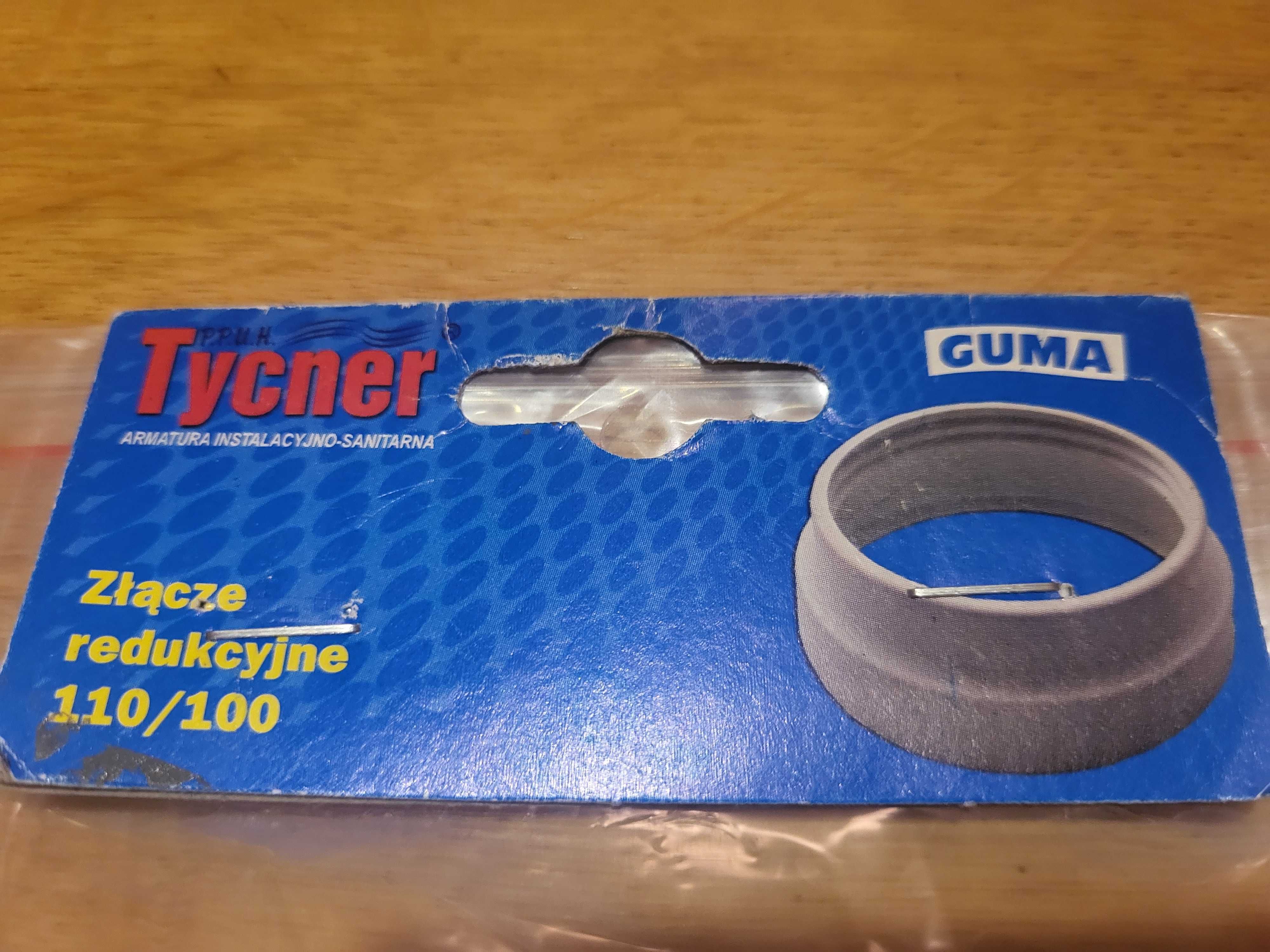 Uszczelka, złącze redukcyjne 110 mm x 100 mm, firmy Tycner.