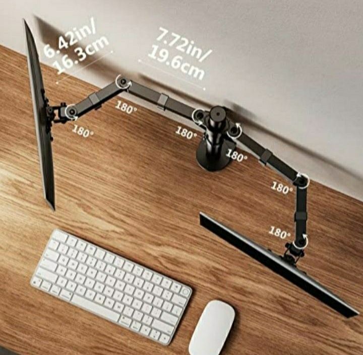 Uchwyt stojak na 2 monitory 19-32" ErGear