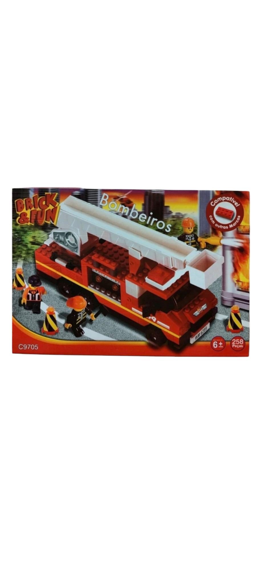 Lego Carro Bombeiros Brick & Fun