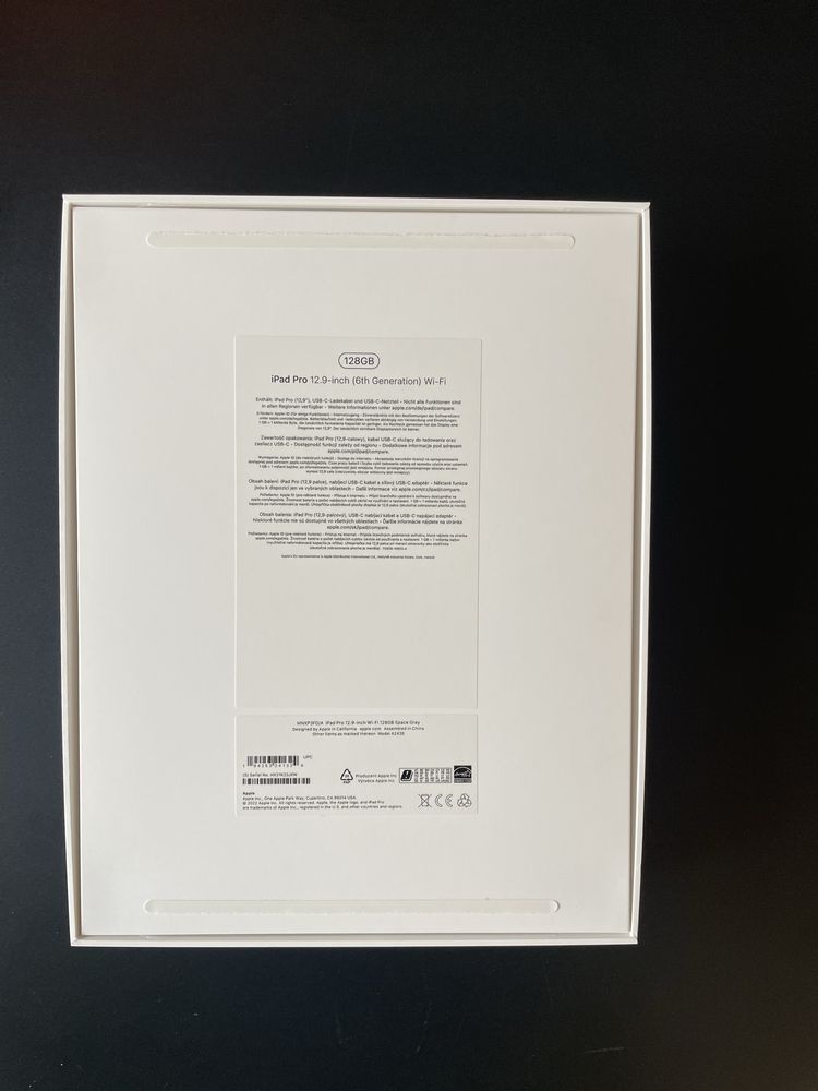 IPad Pro 12.9 6 gen. M2 128 GB Wi-Fi Gwiezdna szarość