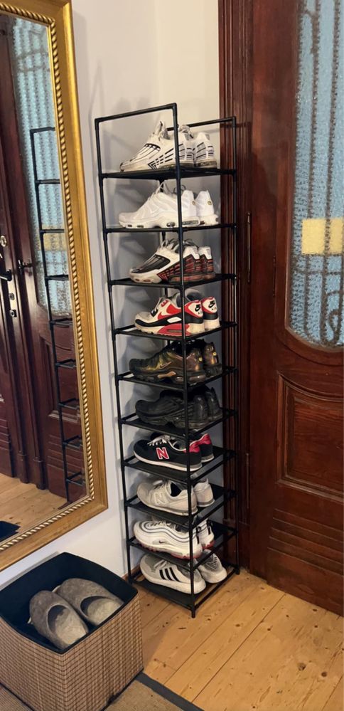 Półka na buty NOWA wysoka XXL 10 PIĘTER regał szafka stojak organizer