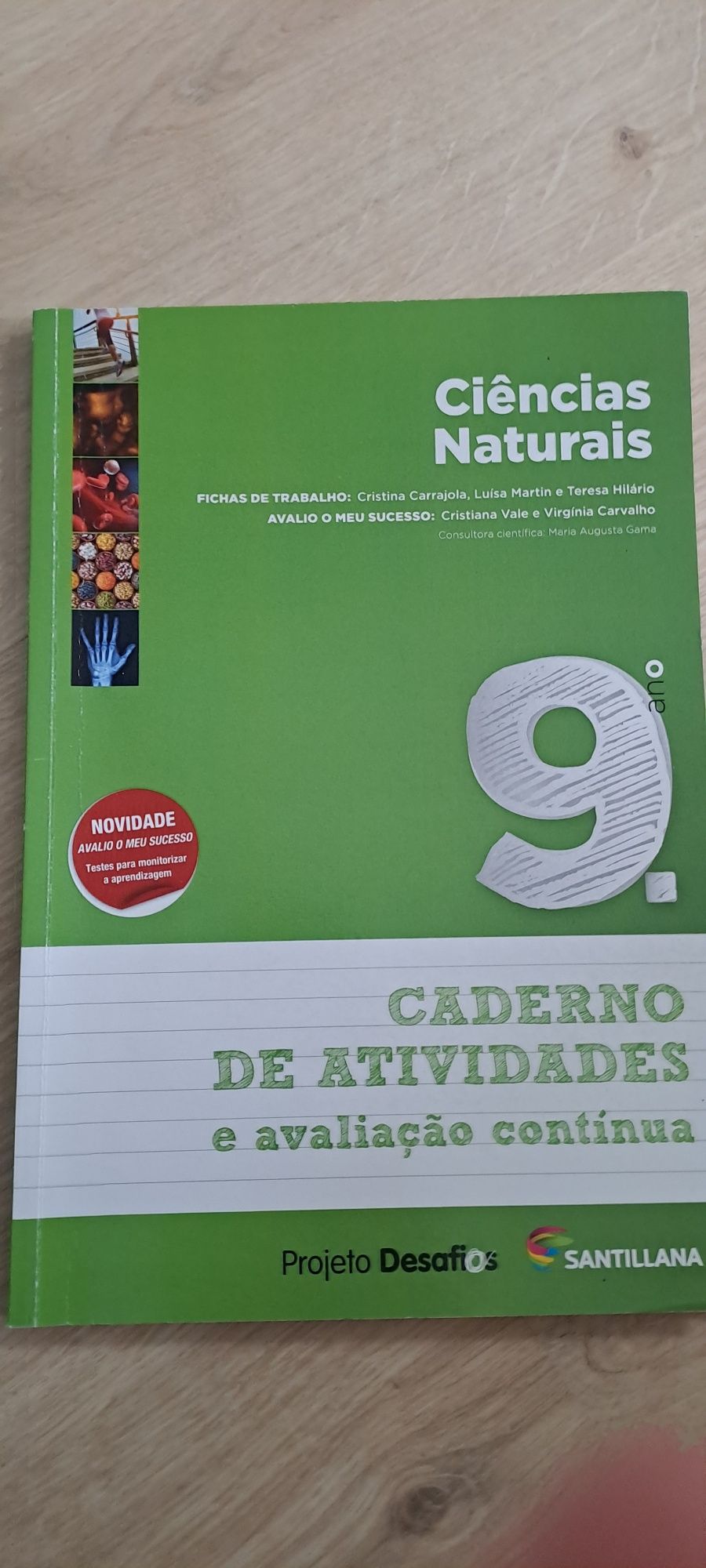 9 ano caderno de actividades de Ciências da Natureza
