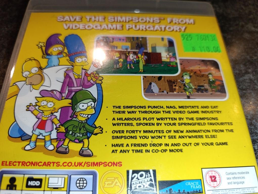 The Simpsons Game PS3 możliwa zamiana sklep kioskzgrami