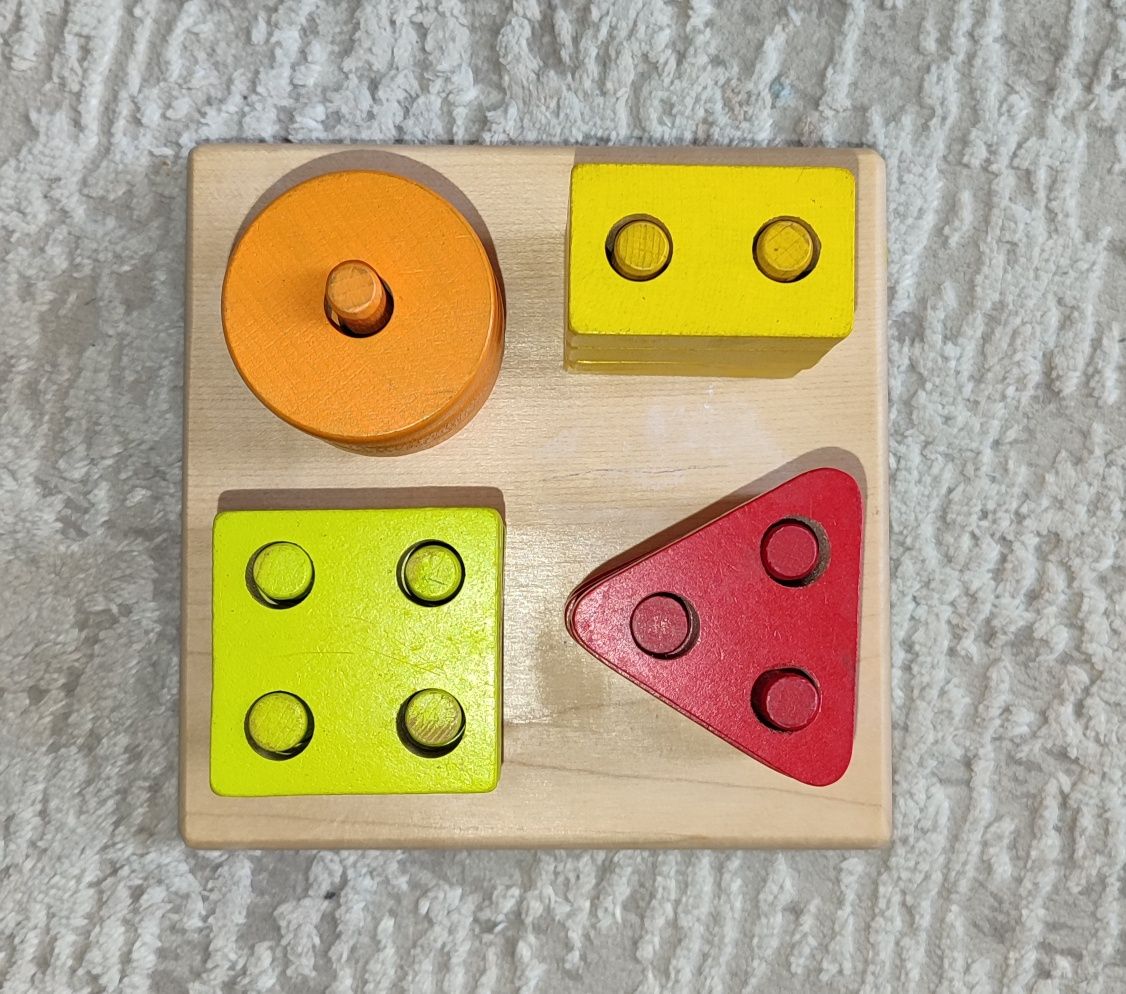 Дерев'яна іграшка Геометричний сортер LSG-3 Cubika 15344