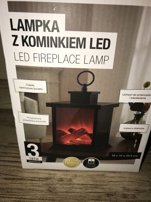 Kominek elektryczny nowy super prezent świąteczny