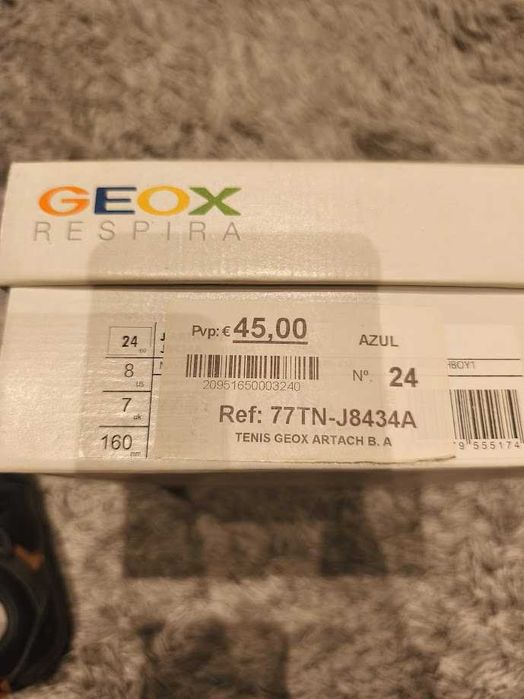 Sapatos Geox Azuis 24