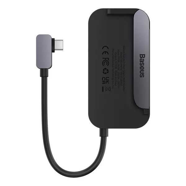 USB-хаб Baseus Type-C HUB PadJoy 4-в-1 | 4K HDMI + USB + зарядка Серый