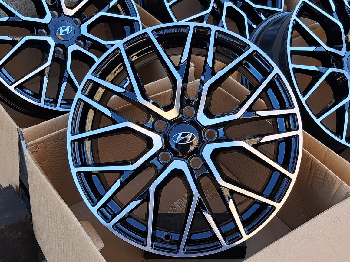 Alufelgi Hyundai 19 NOWE 5x114,3 I30 I40 IX20 Ix35 Tucson! CZARNE CNC