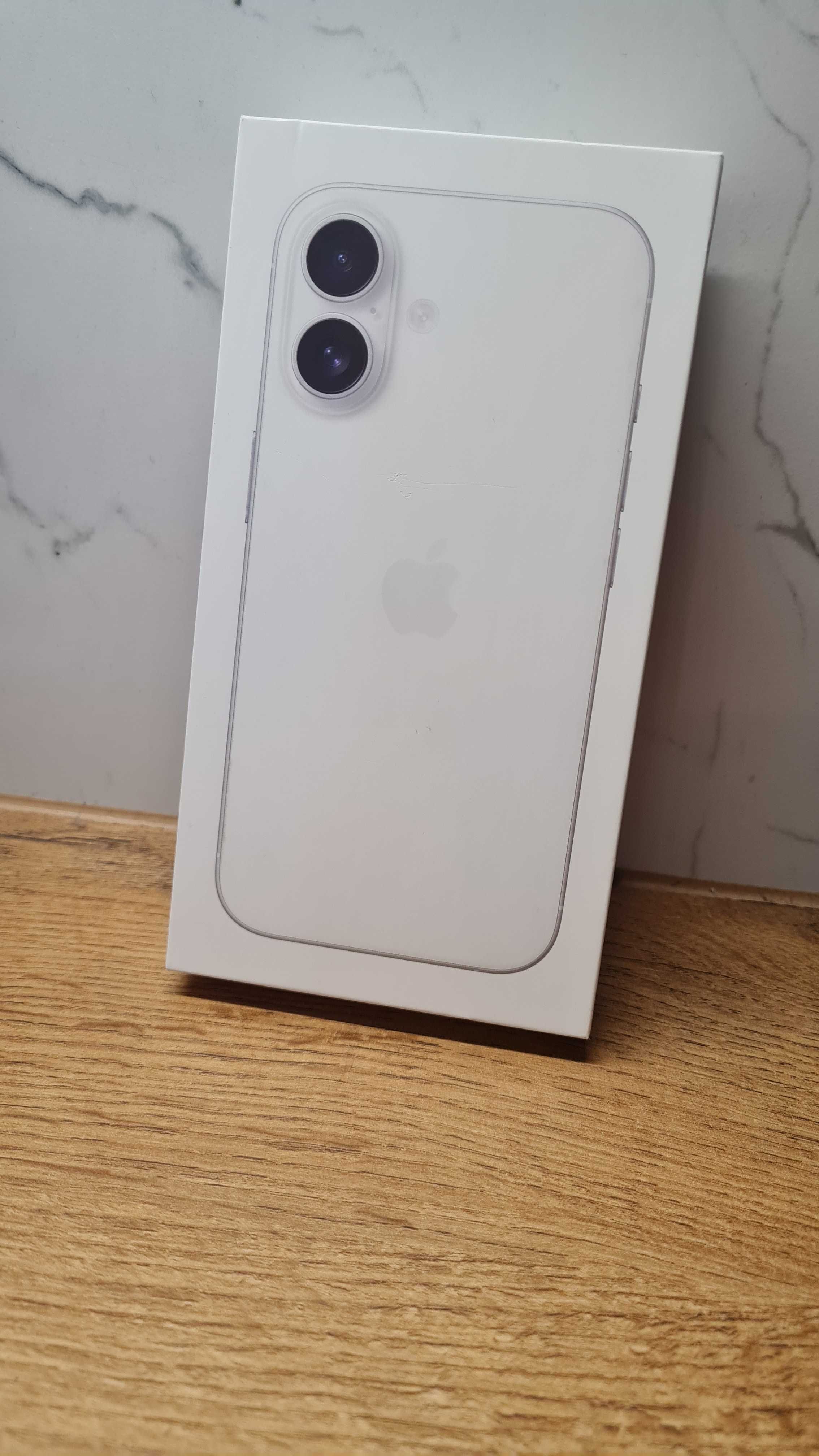 Nowy iPhone 16 128GB, biały – nieotwierany