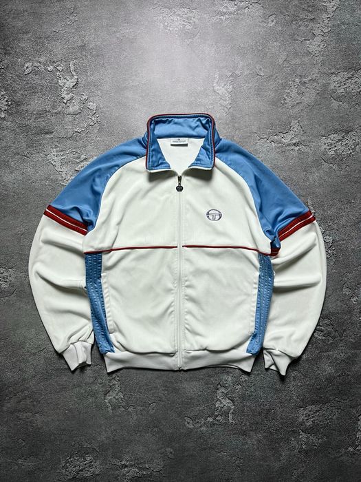 Олимпийка зипка зип Sergio Tacchini в белом  размер M-L, Ralph Lauren