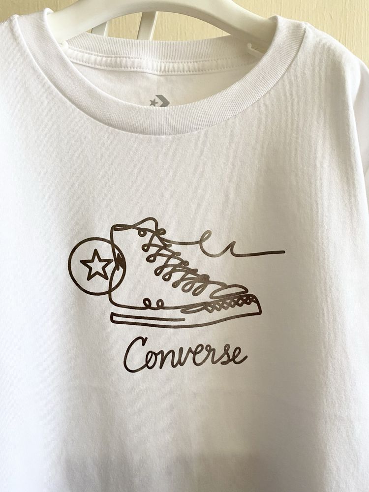 Converse нова стильна бавовняна футболка розмір XS