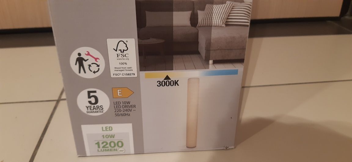 Lampa Inspire Licorice BOHO podłogowa z ściemniaczem